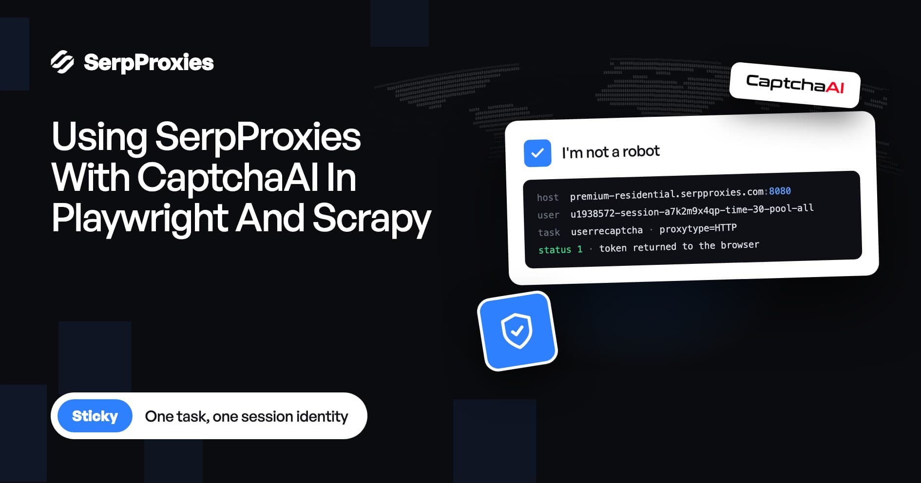 Cover art for “Using SerpProxies with CaptchaAI in Playwright and Scrapy”